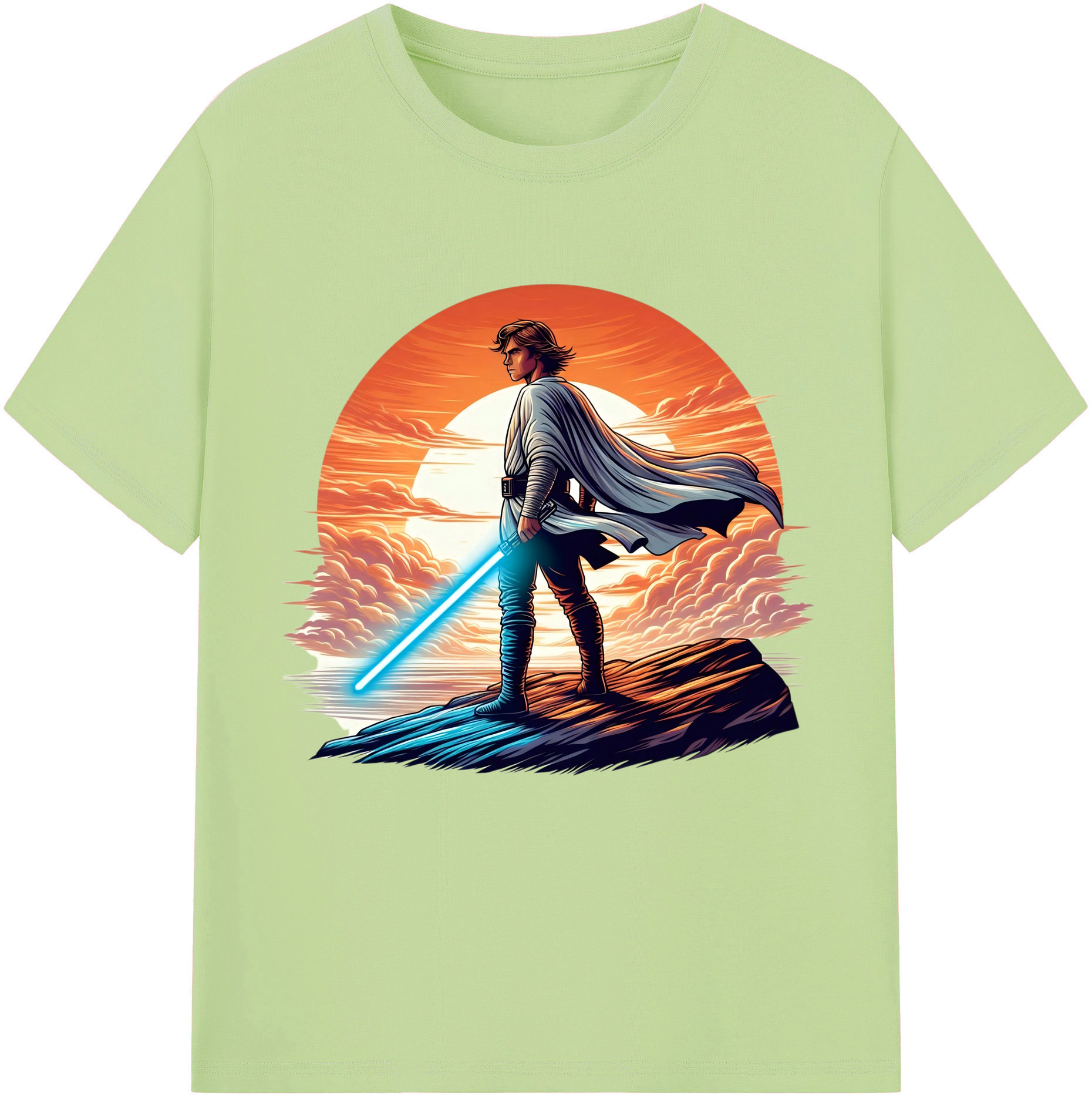 （画像用） スター・ウォーズ Star Wars 綿100％半袖Tシャツ（フロントプリント）